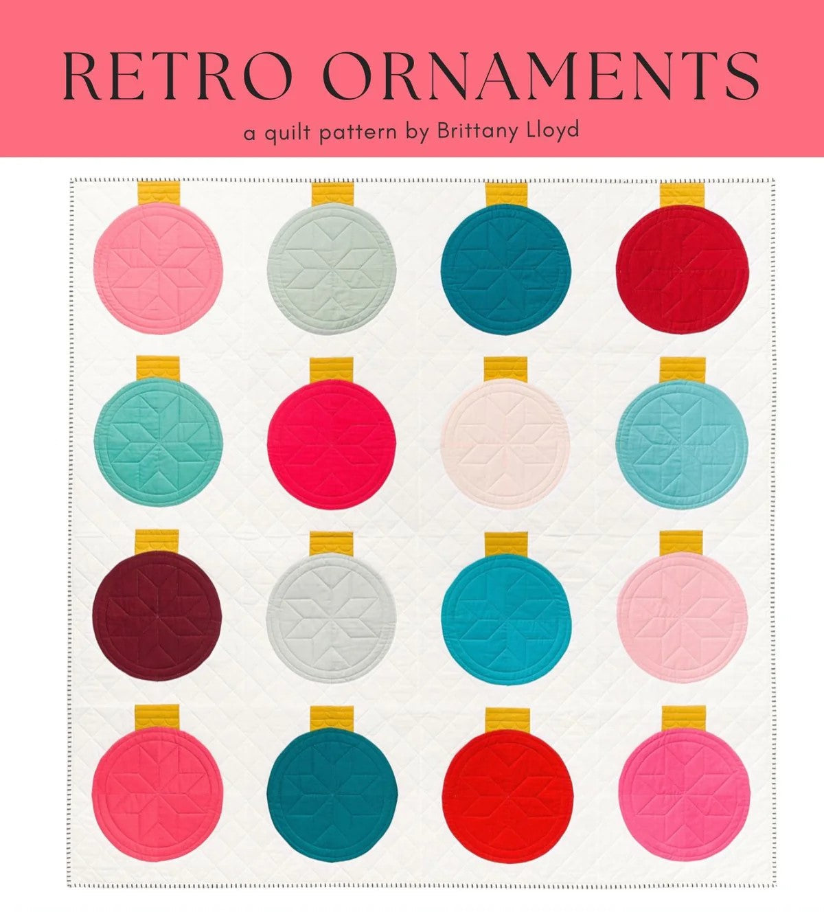 Retro Ornaments Quilt Kit