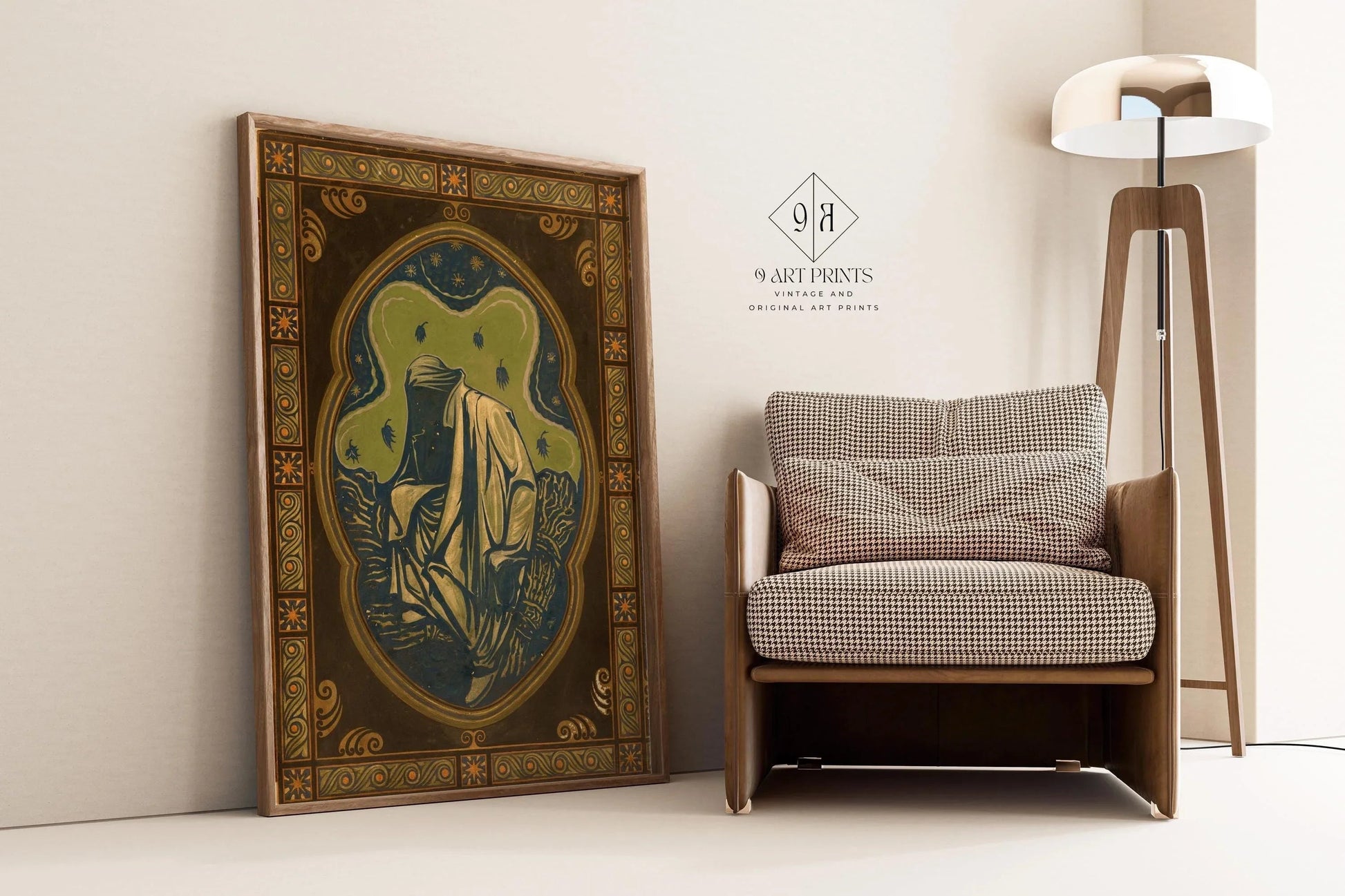 Estampe giclée « La Nuit » de Richard Roland Holst : Art nouveau symboliste