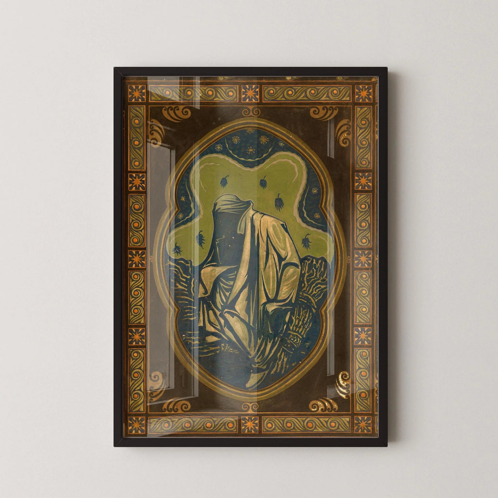 Estampe giclée « La Nuit » de Richard Roland Holst : Art nouveau symboliste