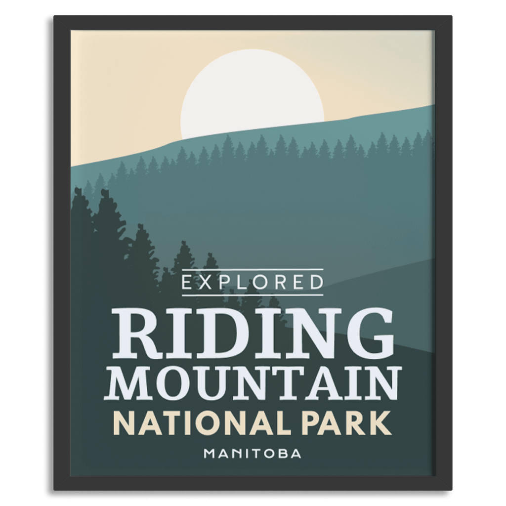 Riding Mountain National Park 'Explored' Poster
