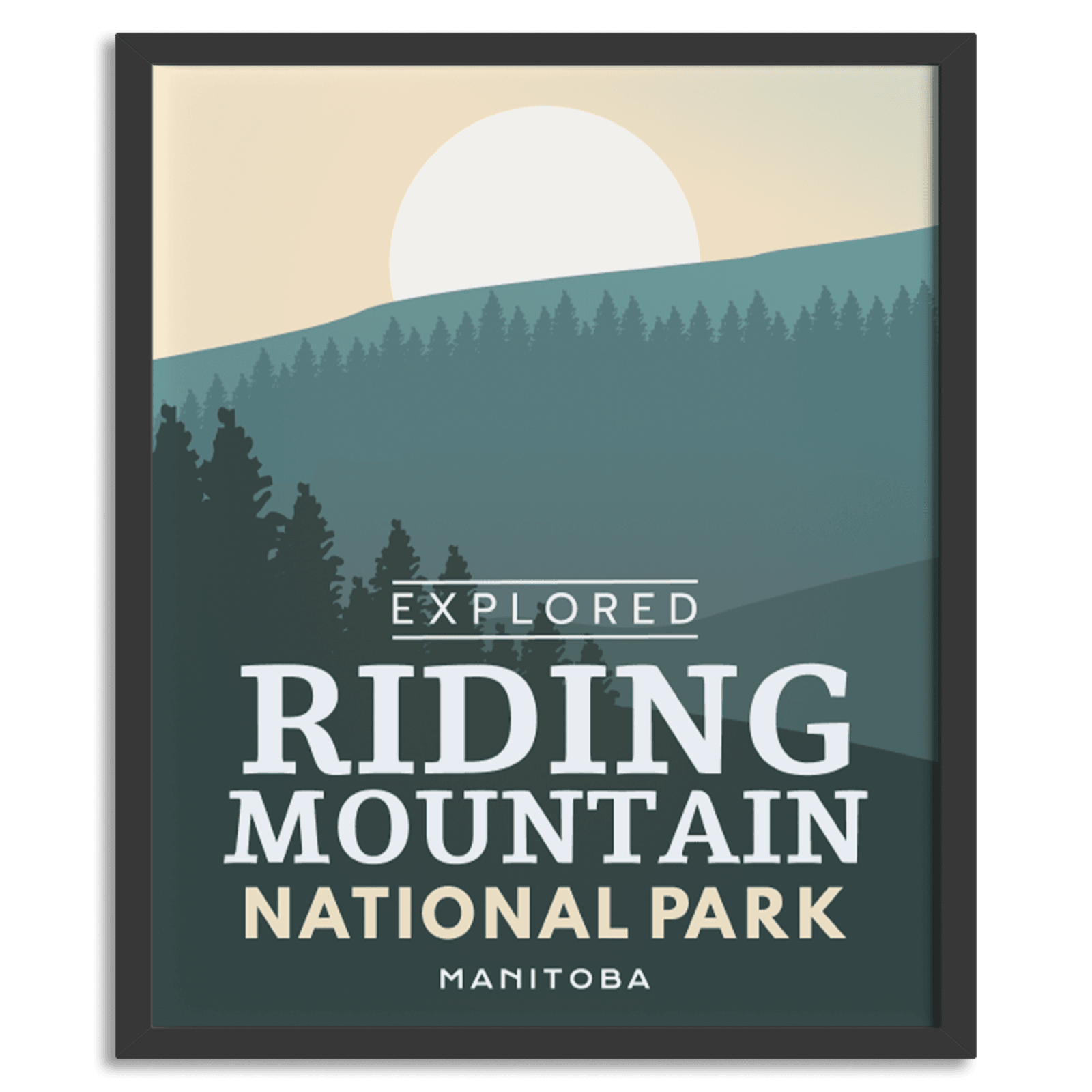 Riding Mountain National Park 'Explored' Poster
