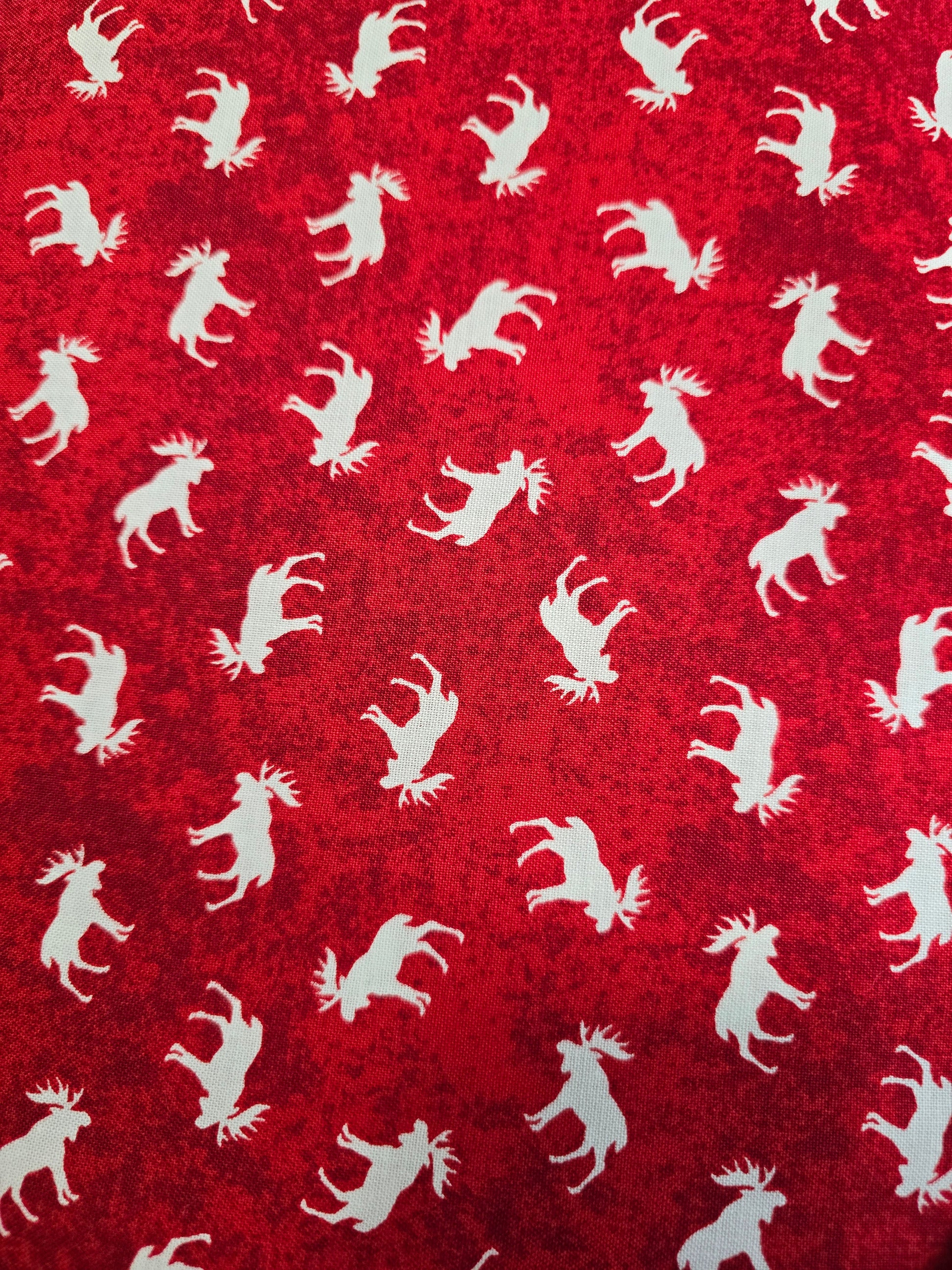 Tissus Gordon - Plaid bûcheron rouge/blanc élan - GF21A4