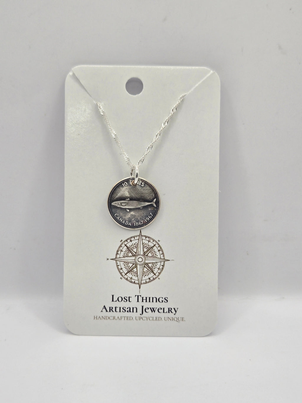 The Silver Fin Necklace