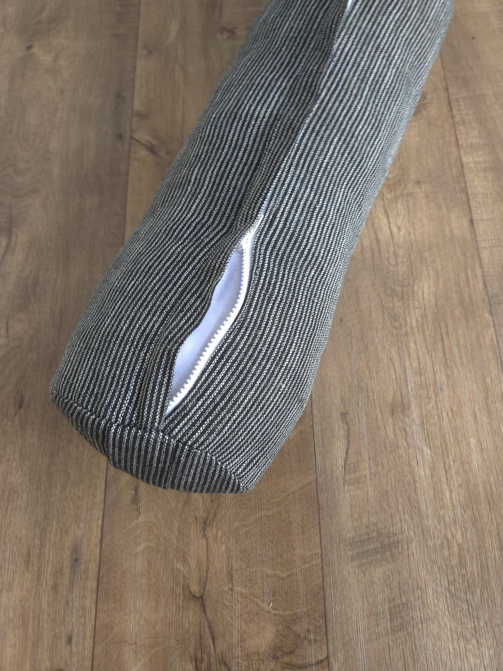 Yoga Bolster - Black Stripes