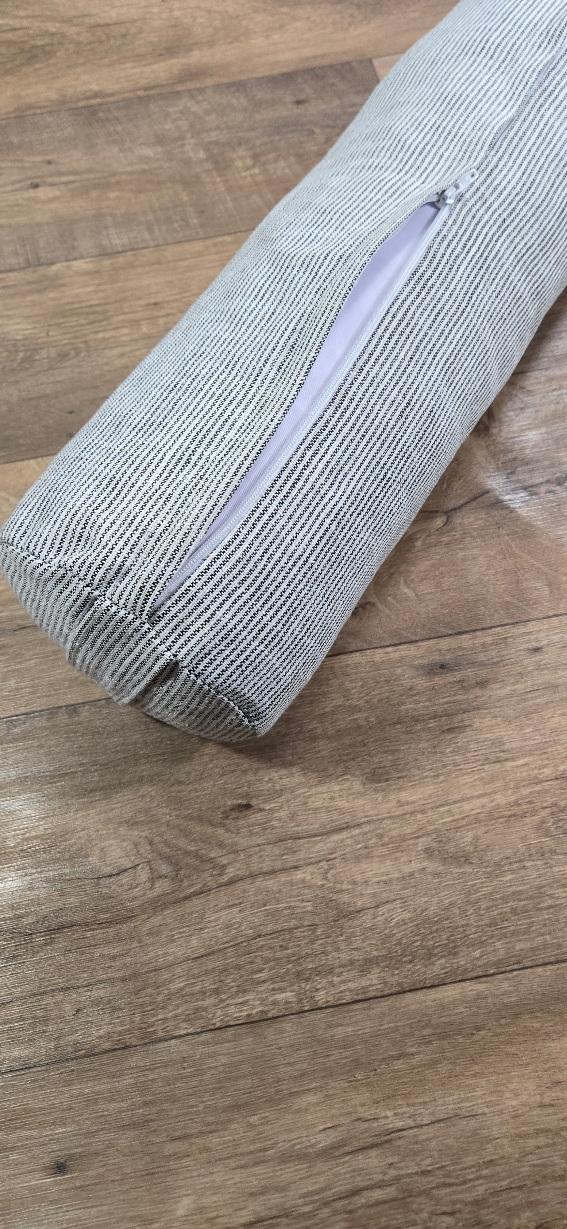 Yoga Bolster - Grey Stripes