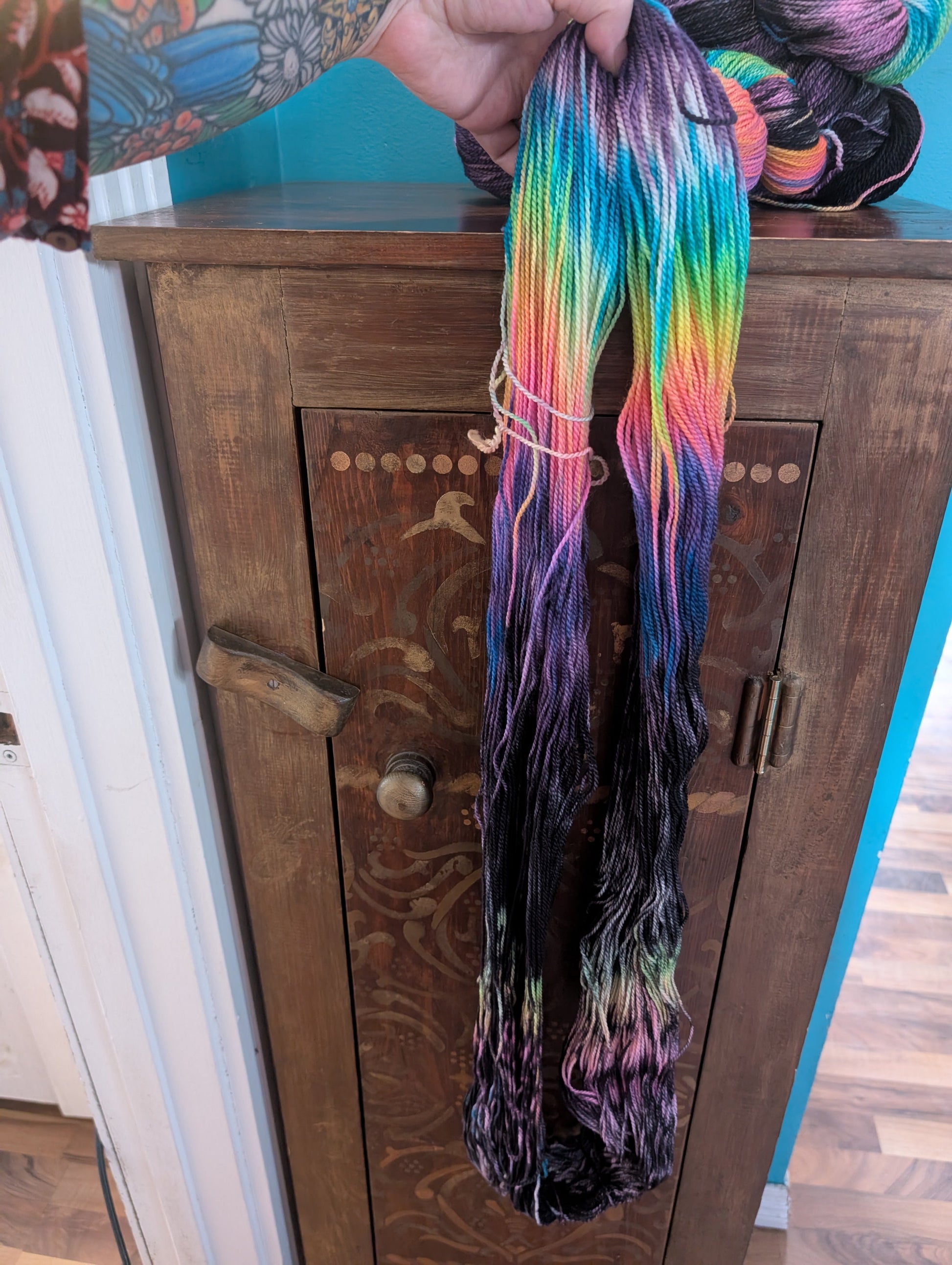 Lisa, a leopard! Sock Yarn - OOAK's