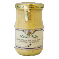 Edmond Fallot-Moutarde au Raifort (Moutarde de Dijon au raifort) 210 ml