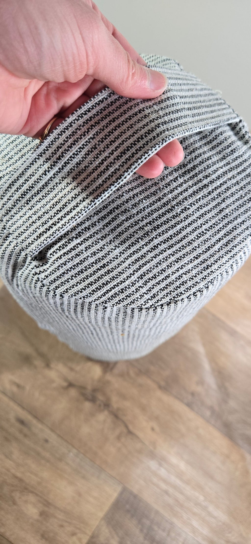 Yoga Bolster - Grey Stripes