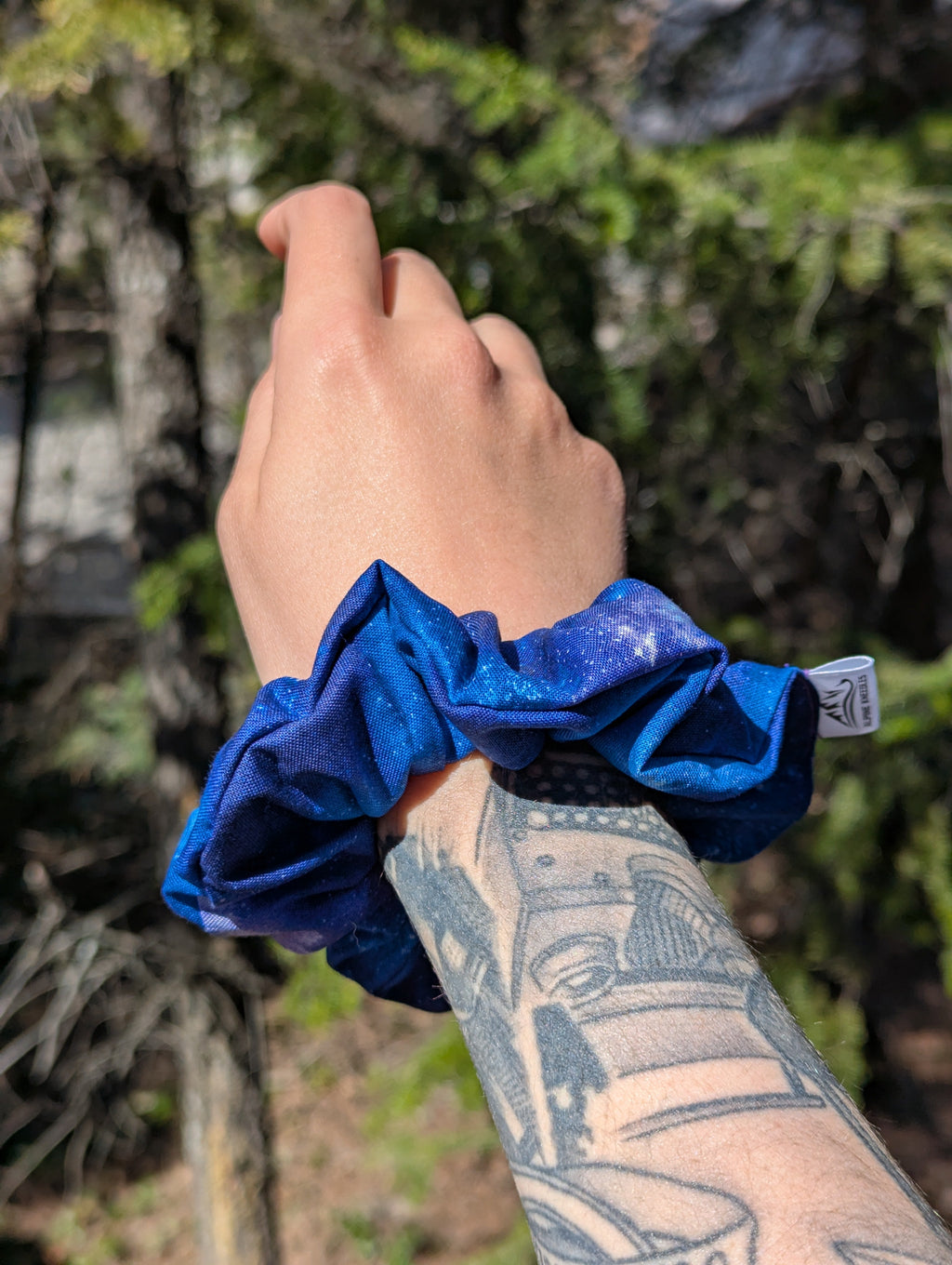 Milky Way - Maple Cotton Scrunchie