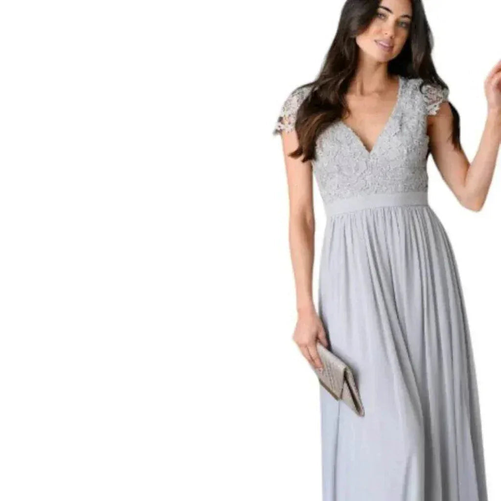 Open-Back Long Dress