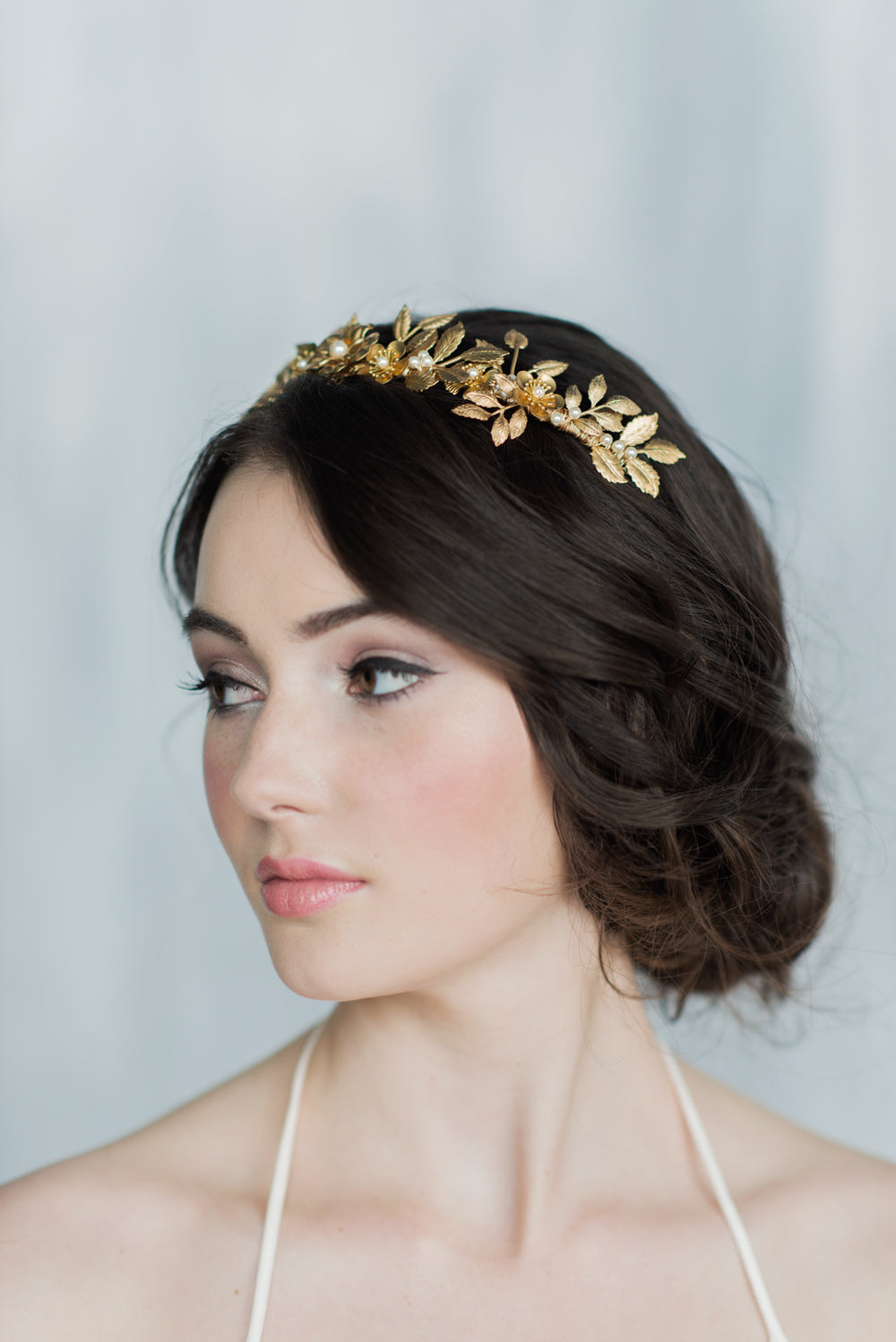 MILLICENT Leaf Bridal Crown