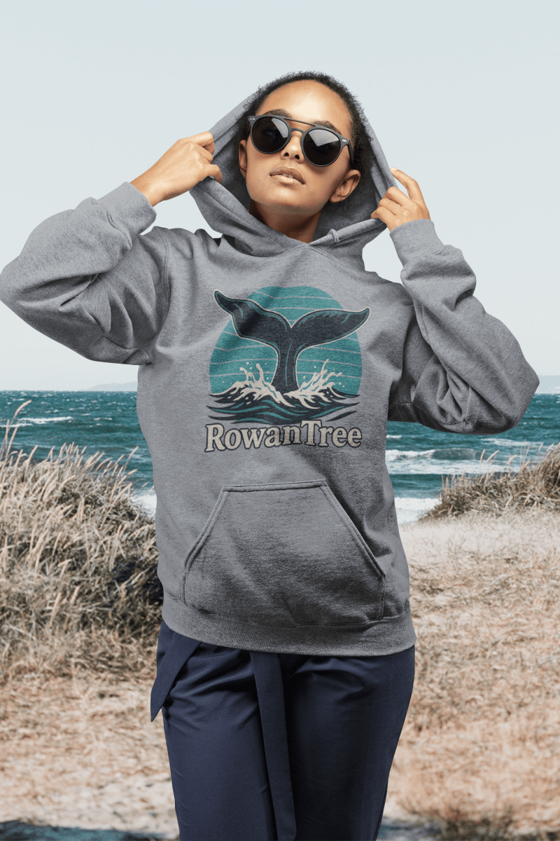 RowanTree Whale Song Pullover Hoodie