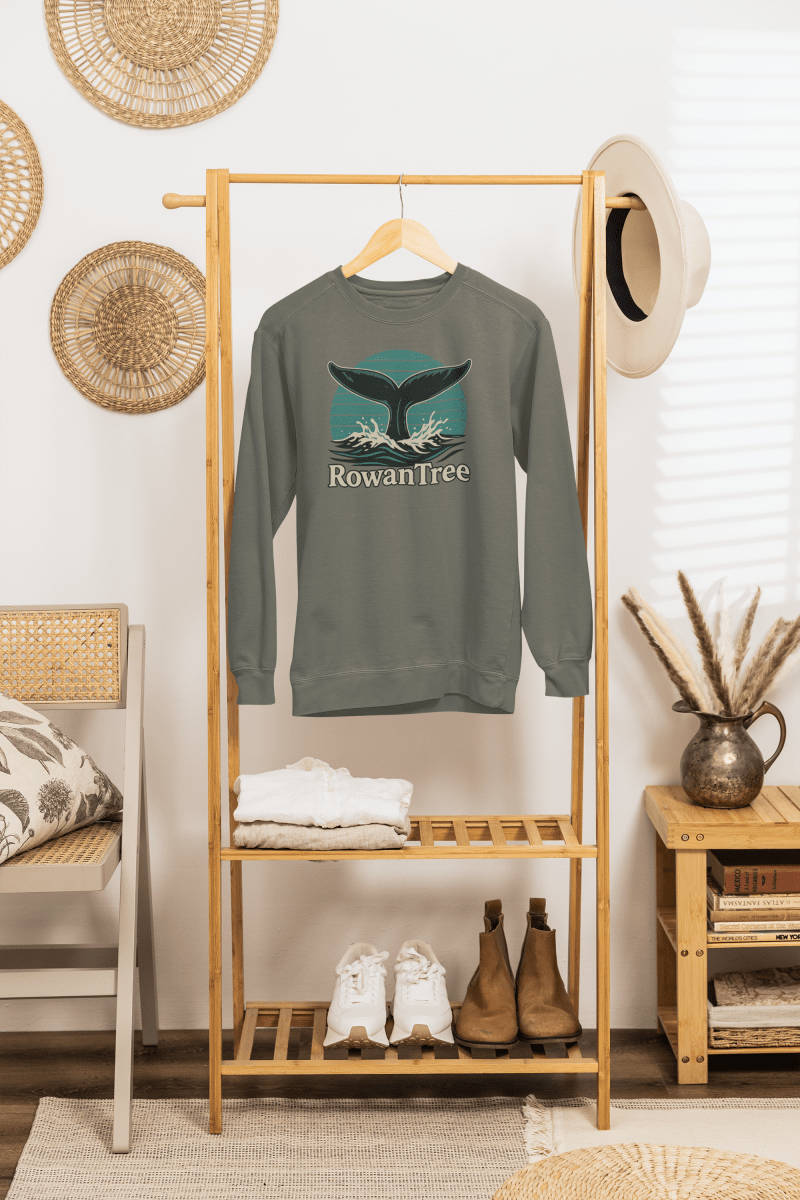 RowanTree Whale Song Crewneck Sweatshirt