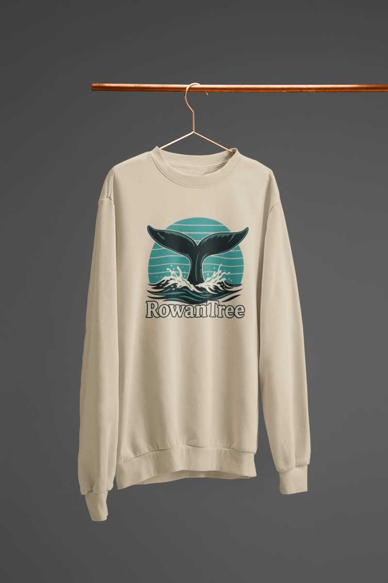 RowanTree Whale Song Crewneck Sweatshirt