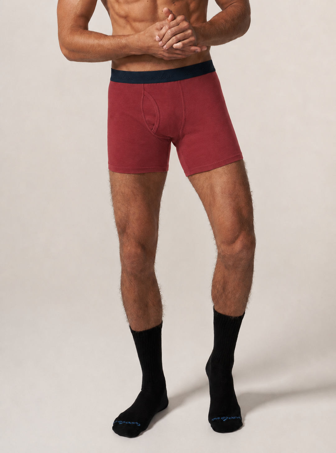 Men's 100% Merino Wool Boxer Brief Underwear