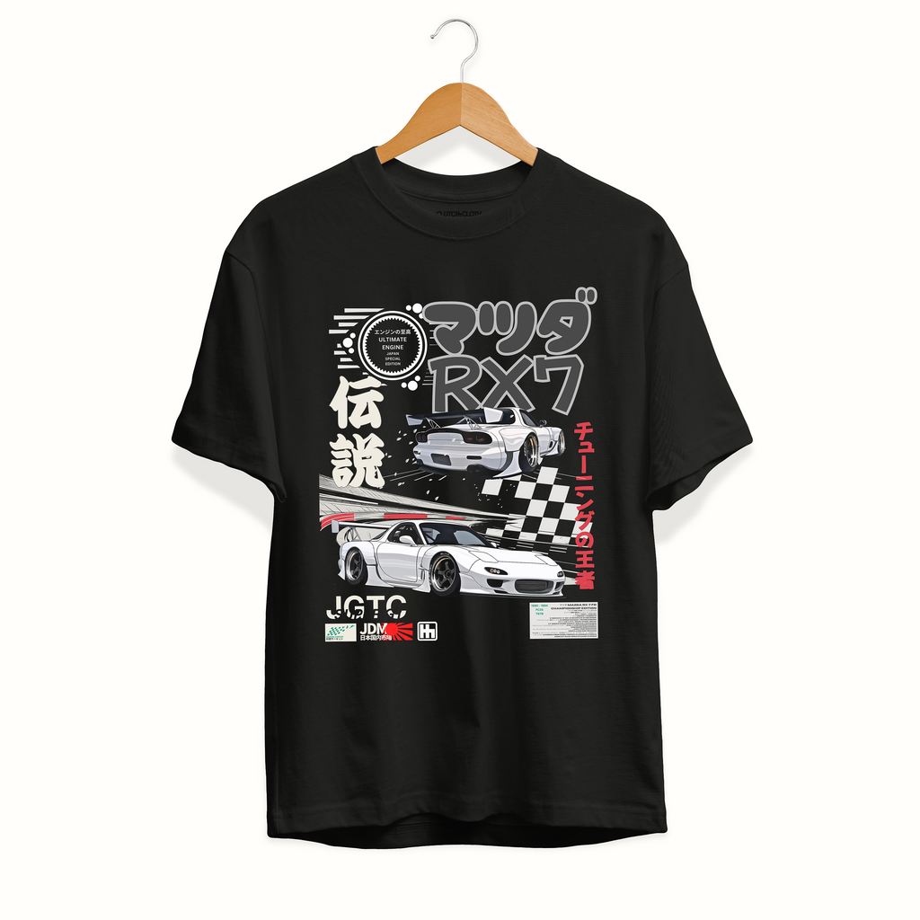 T-shirt graphique automobile légendaire Suzuka RX7 | Homme et femme (unisexe)