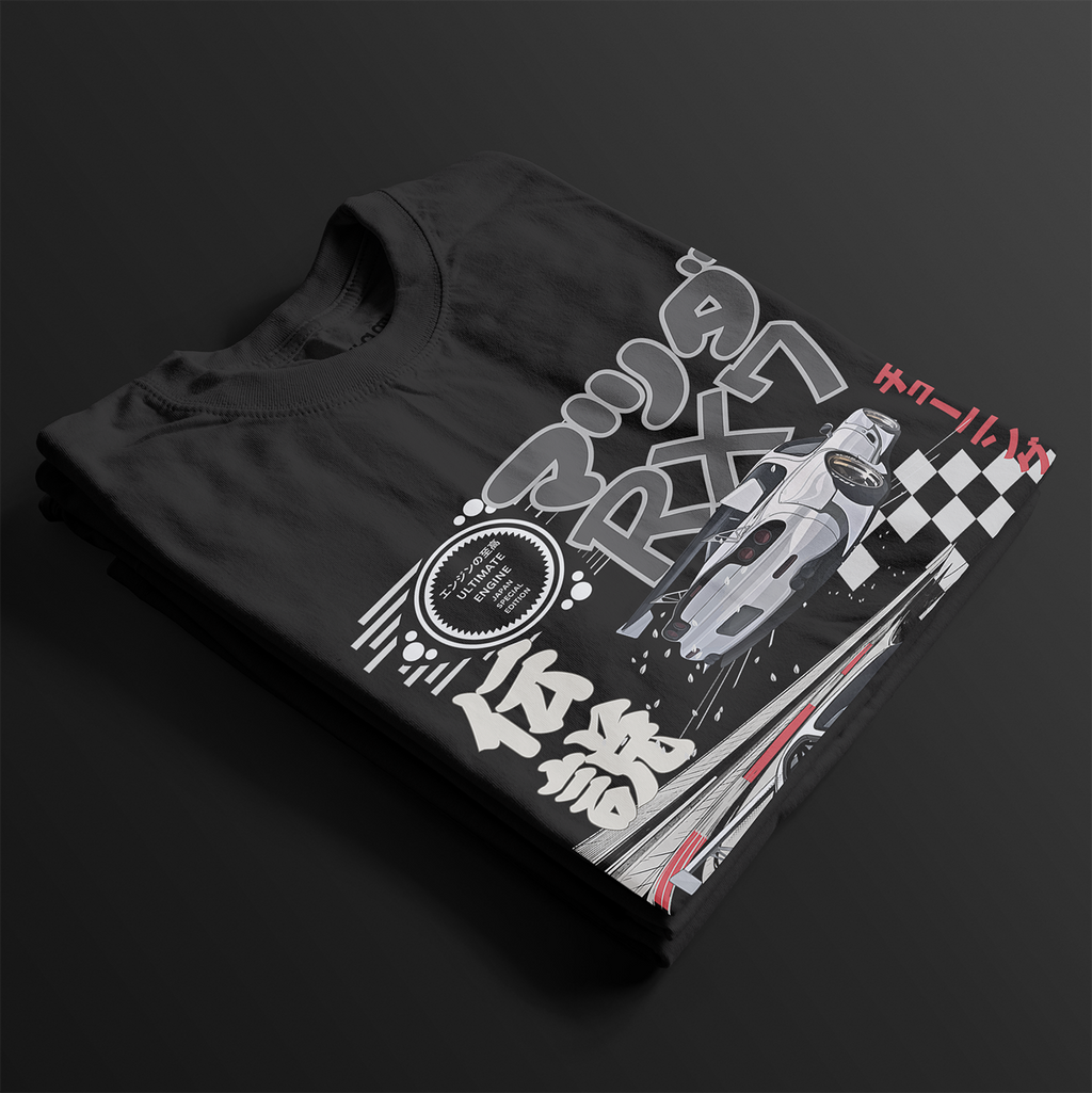 T-shirt graphique automobile légendaire Suzuka RX7 | Homme et femme (unisexe)
