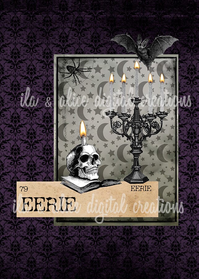 Dark Eerie Spooky Postcards