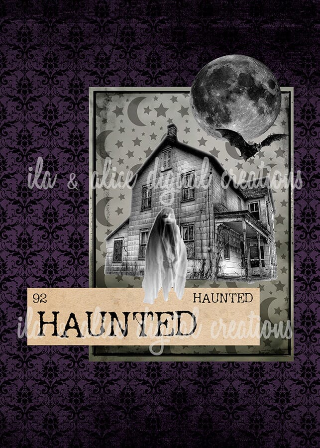 Dark Eerie Spooky Postcards