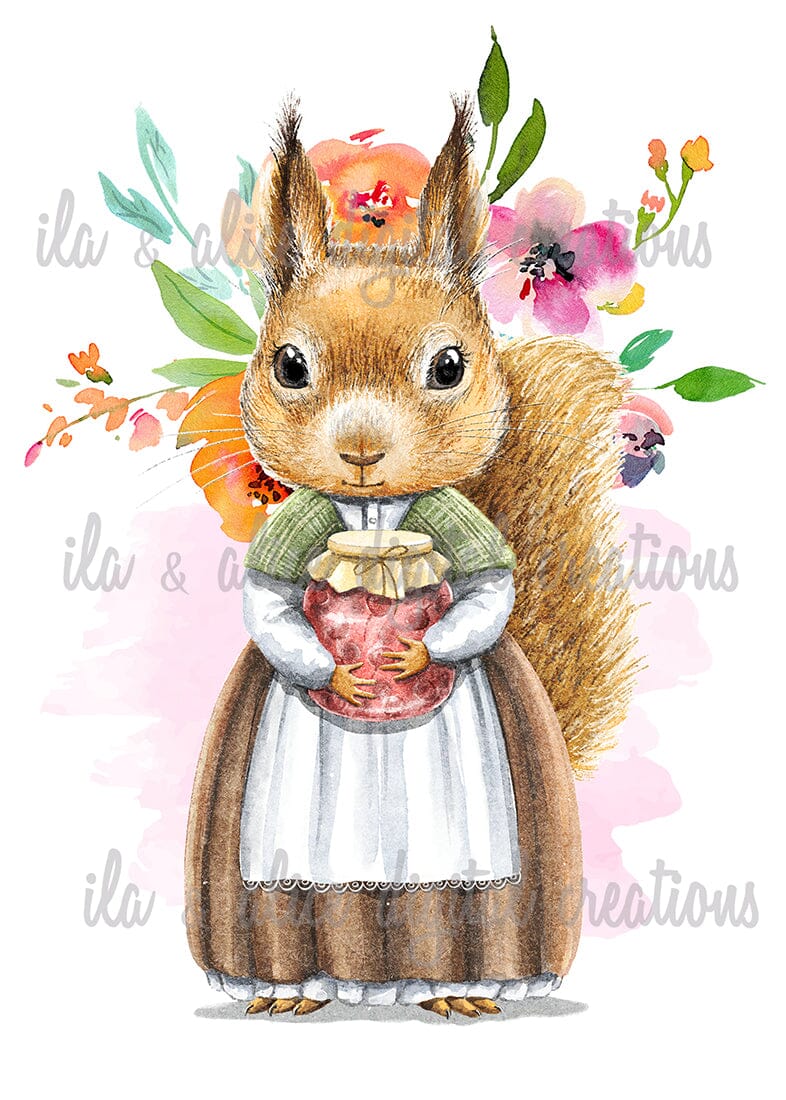 Cartes postales d'animaux de campagne mignons