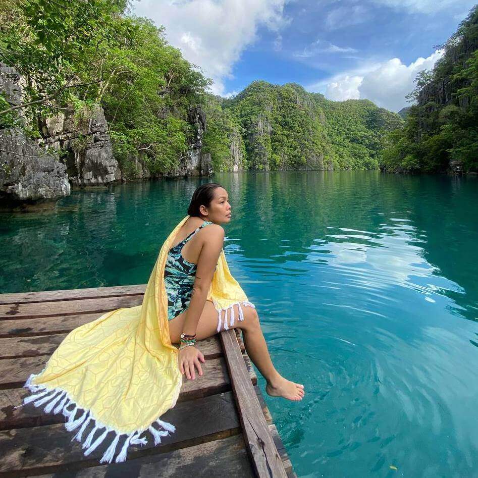 Serviettes turques Canada | Serviette de corps | Jaune et orange