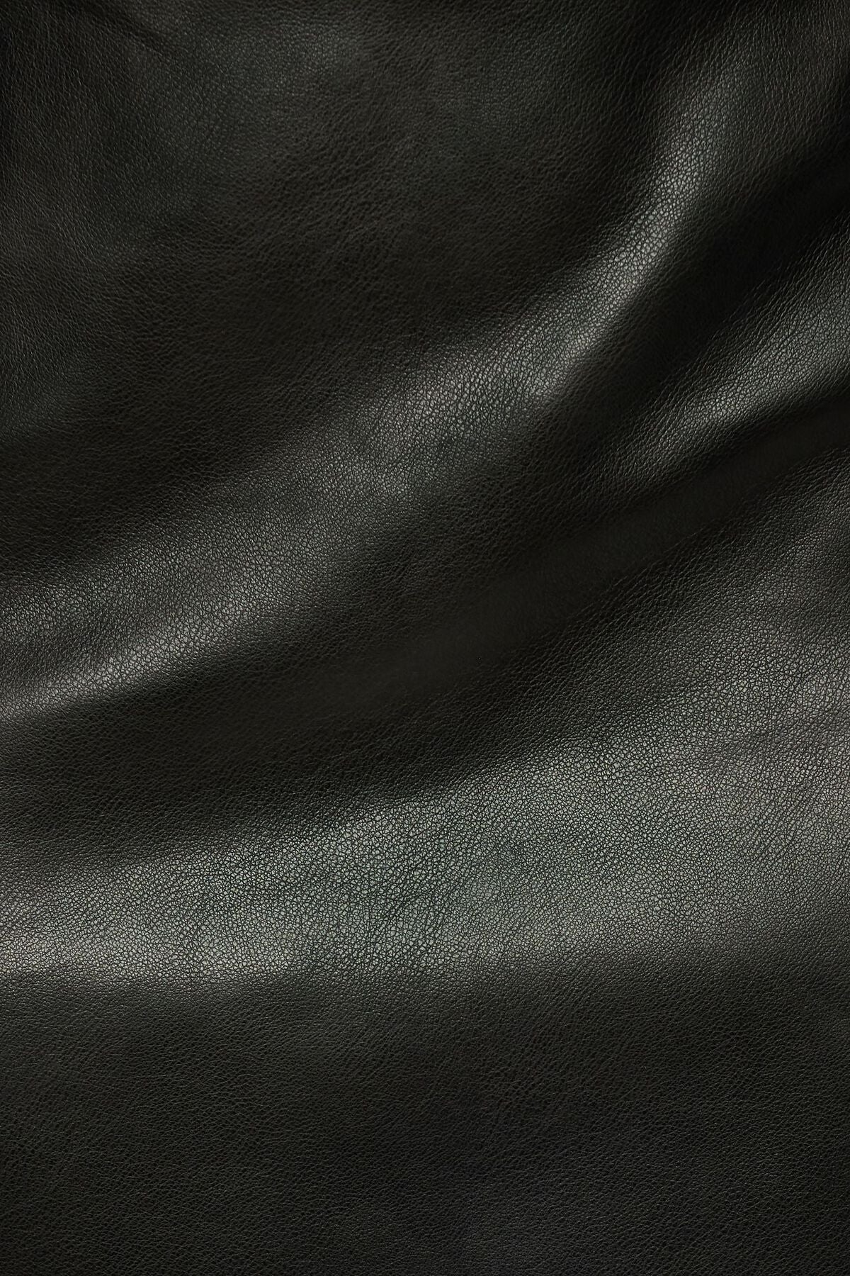 Robe midi dos nu en similicuir