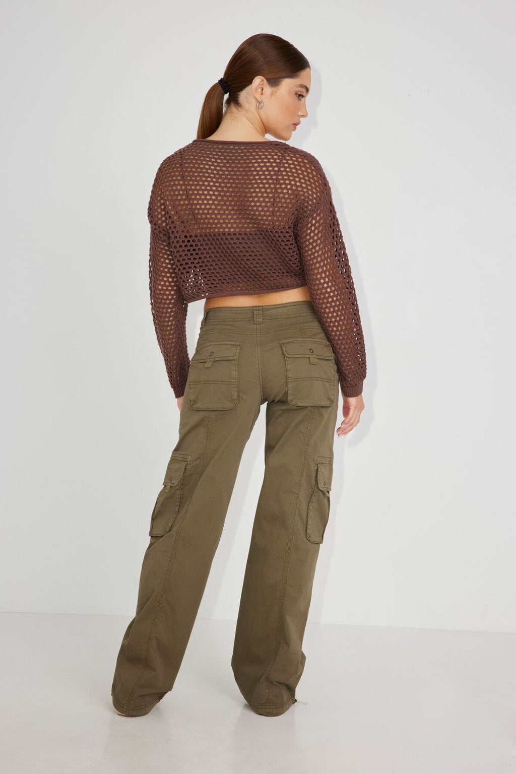 Pantalon cargo taille basse Chicago