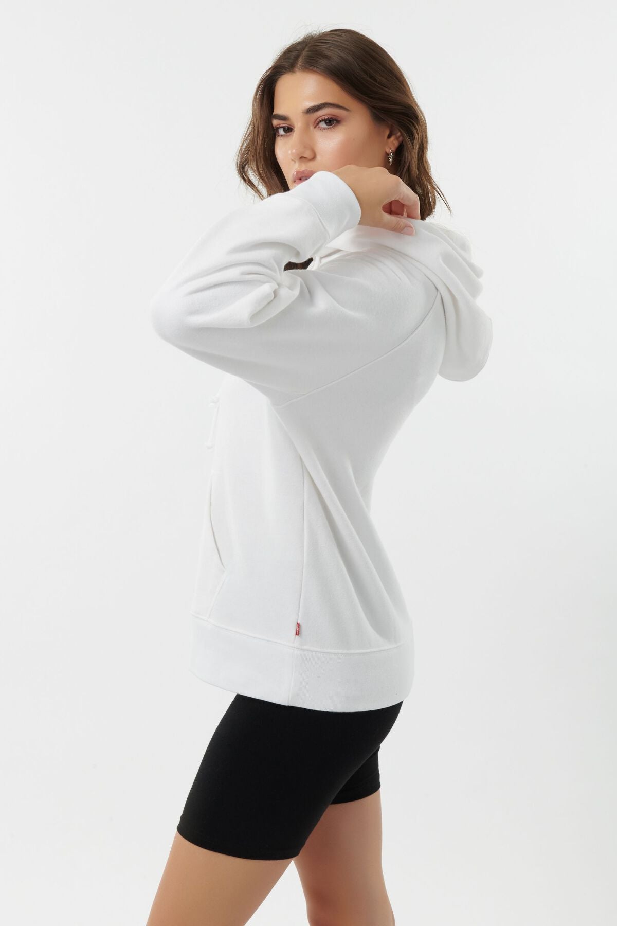 Sweat à capuche graphique avec logo LEVI'S