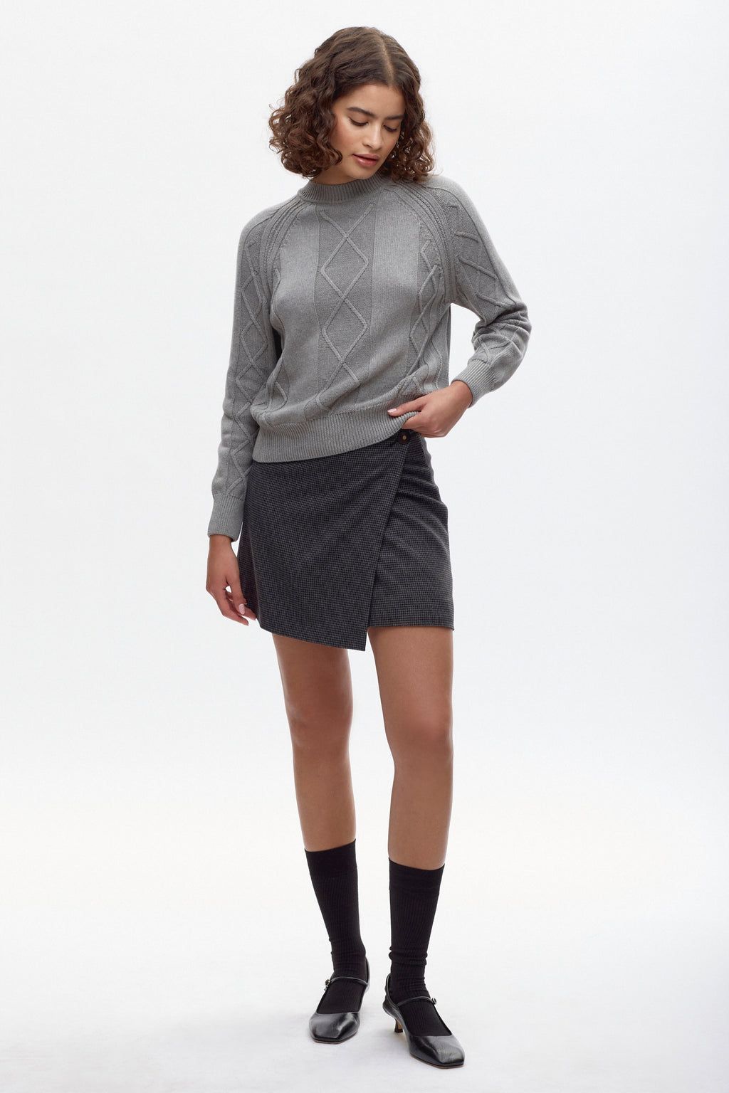 Women's Rosetta Wool Skirt
