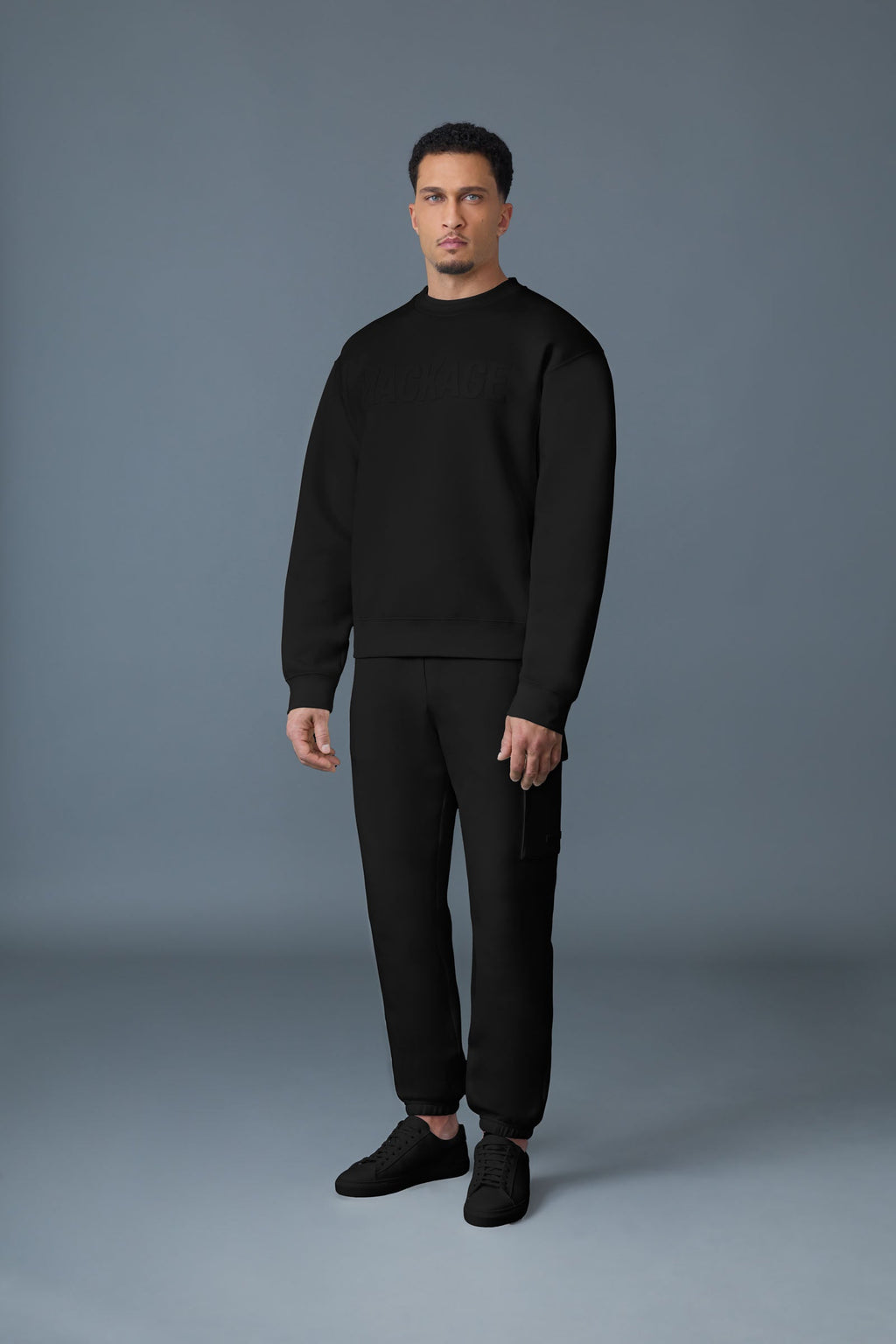 JULIUS Double-Face Jersey Logo Sweatshirt