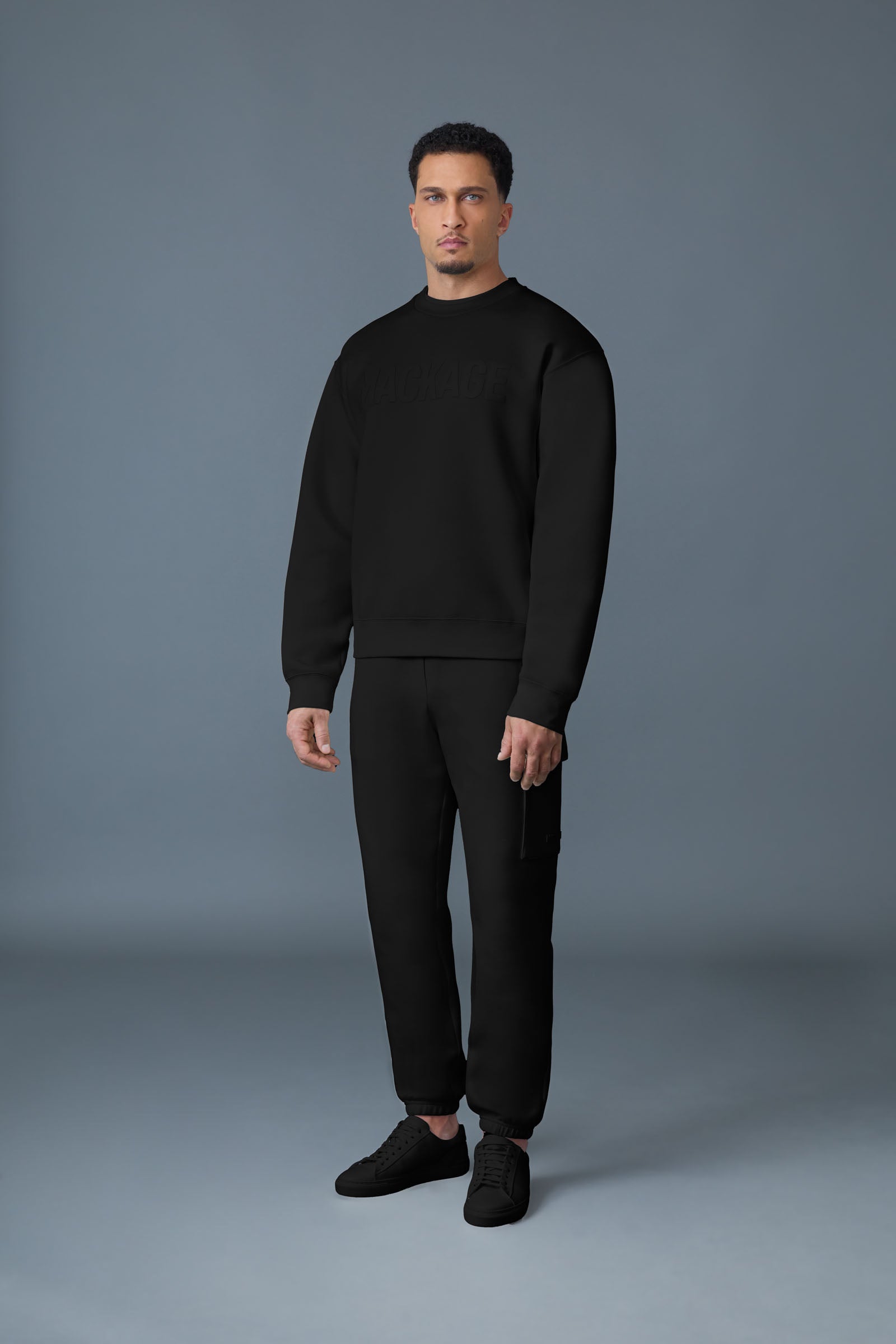 JULIUS Double-Face Jersey Logo Sweatshirt