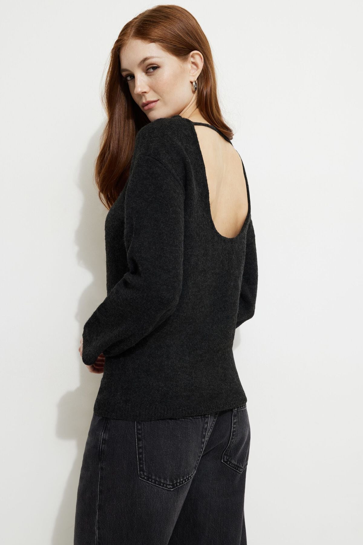 Heavenlyarn™ Open Back Sweater
