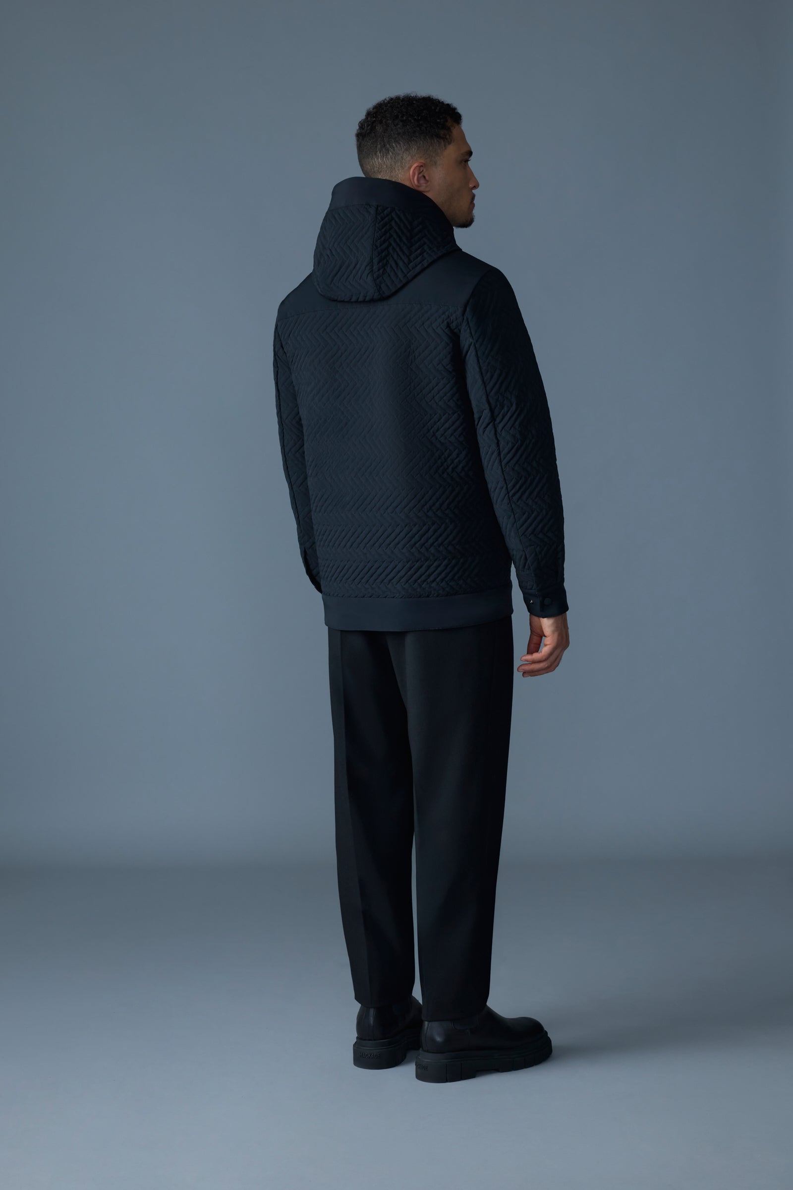 THIAGO Quilted Down Hooded Jacket