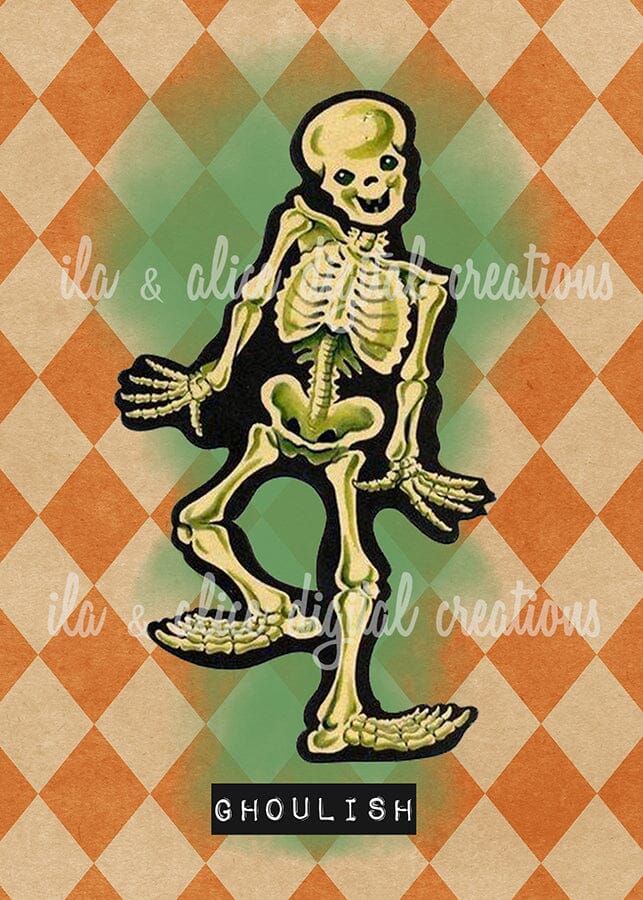 Retro Halloween Postcards