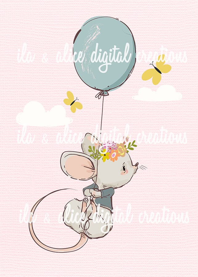 Playful Mice Postcards
