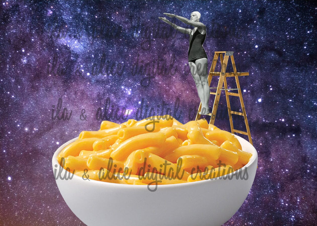 Sci-fi Collage Art Postcards