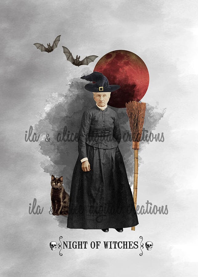 Night of the Witch Postcards