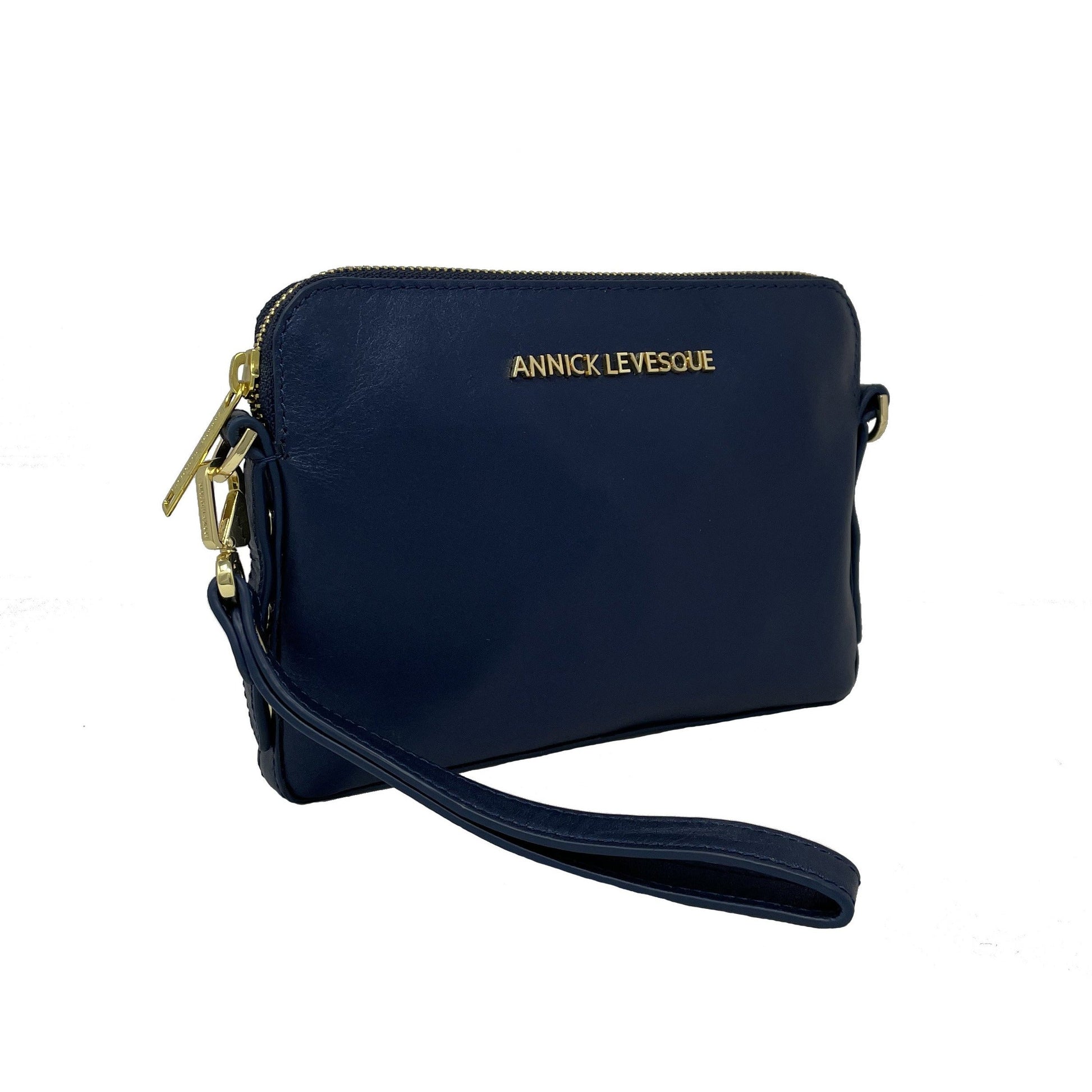 Two-in-One Handbag, Navy Blue | Clarence - PREORDER