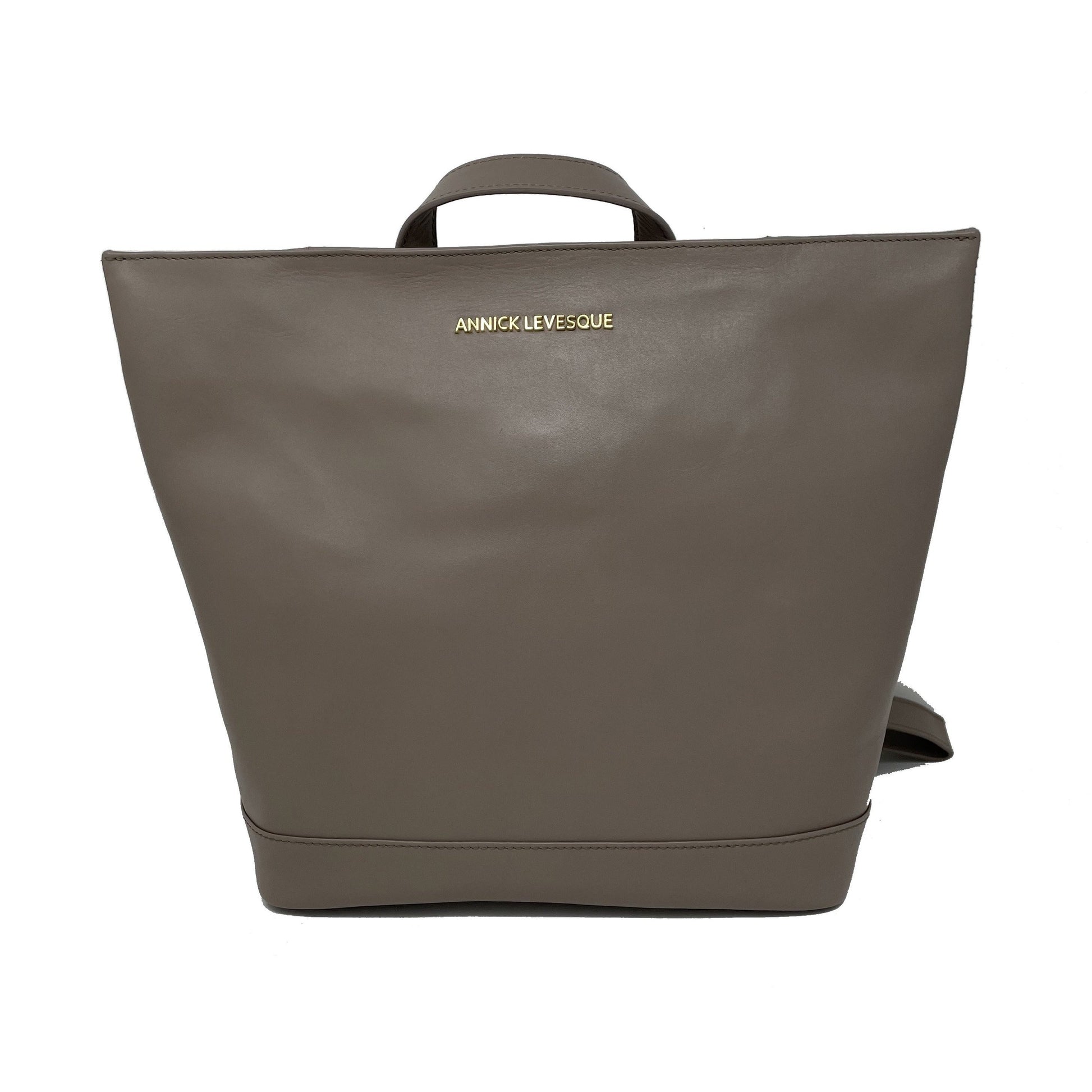 Lore Leather Backpack | Taupe