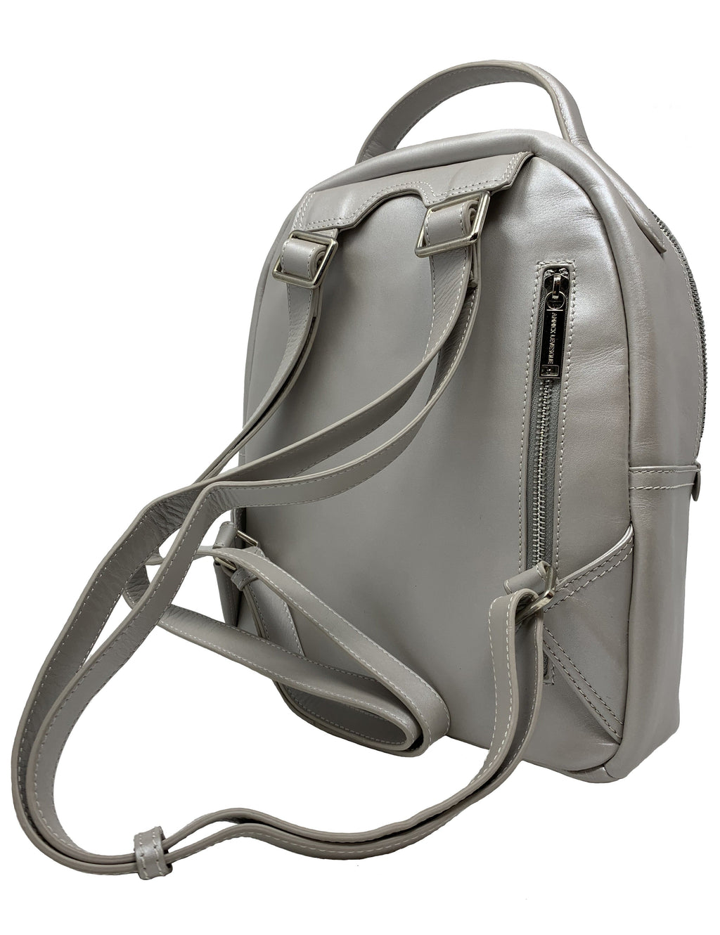 Genuine Leather Beaded Backpack, Eve