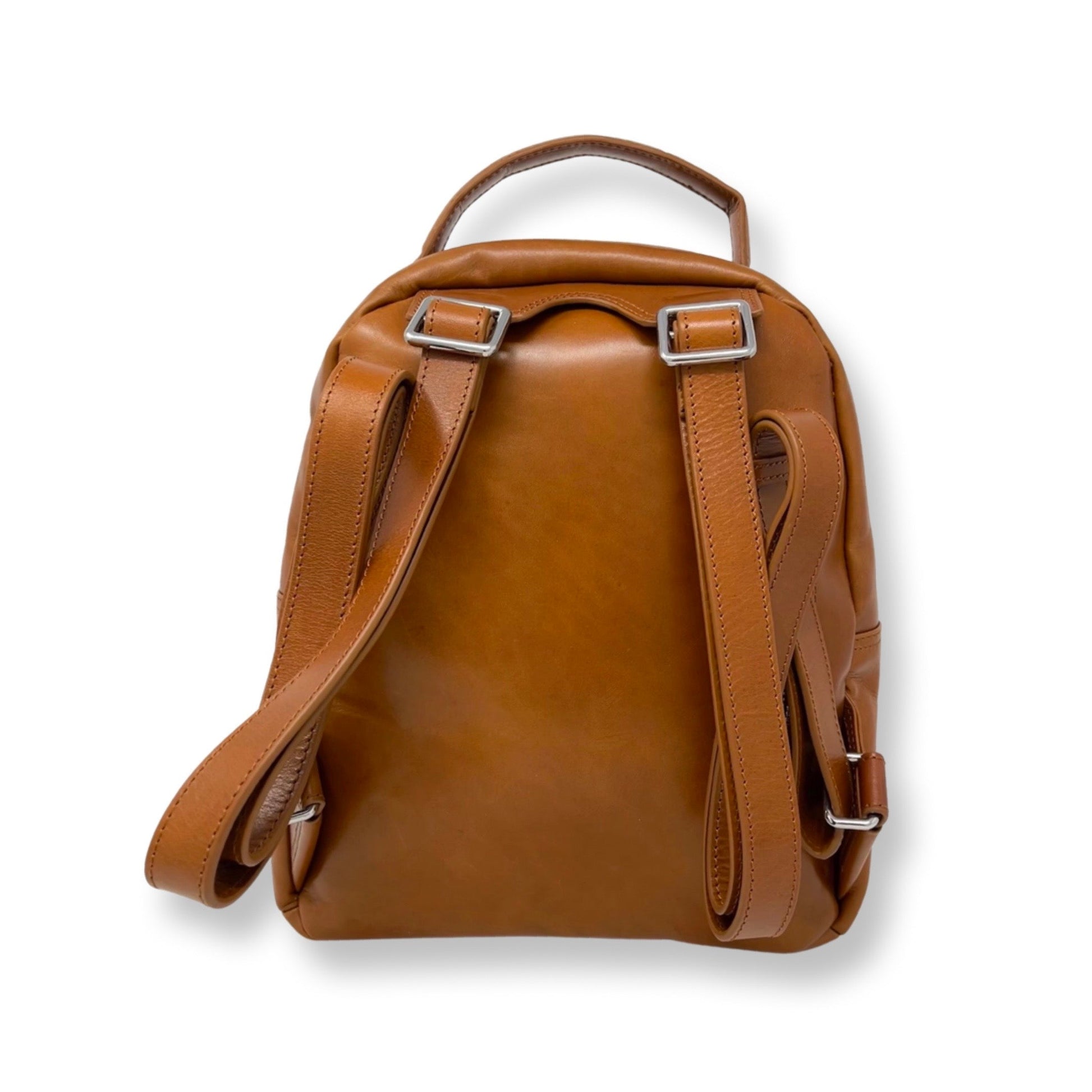 Cognac Leather Backpack | Eve - PREORDER