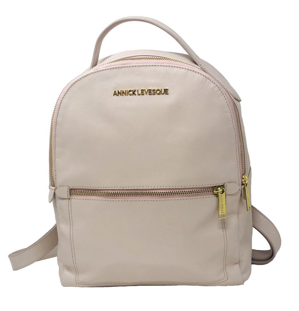 Blush Leather Backpack - Eve