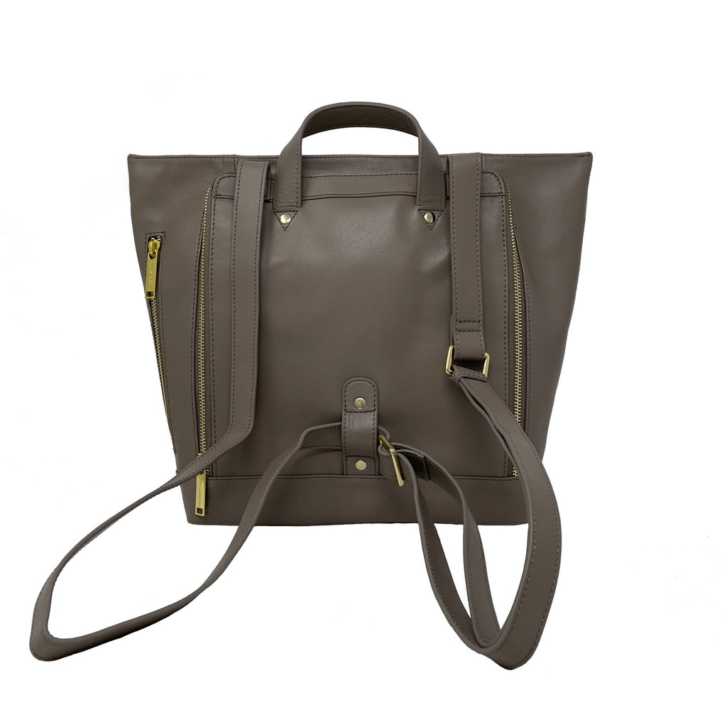 Lore Leather Backpack | Taupe