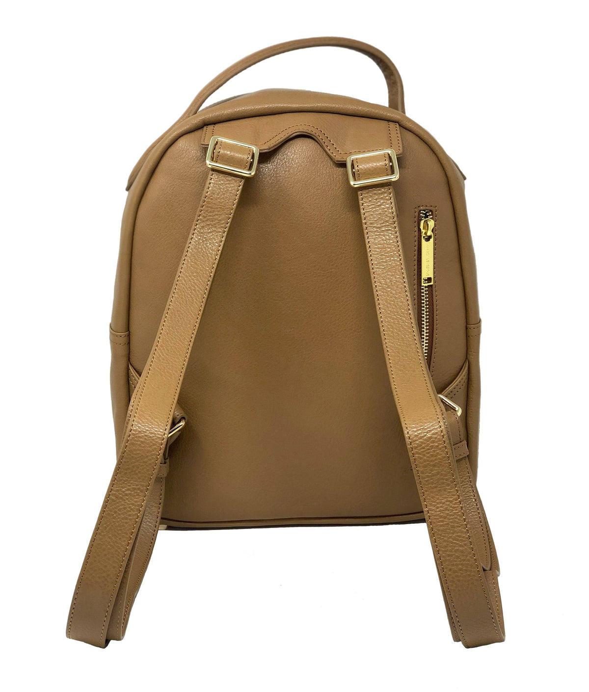 Genuine Leather Tan Backpack | Eve