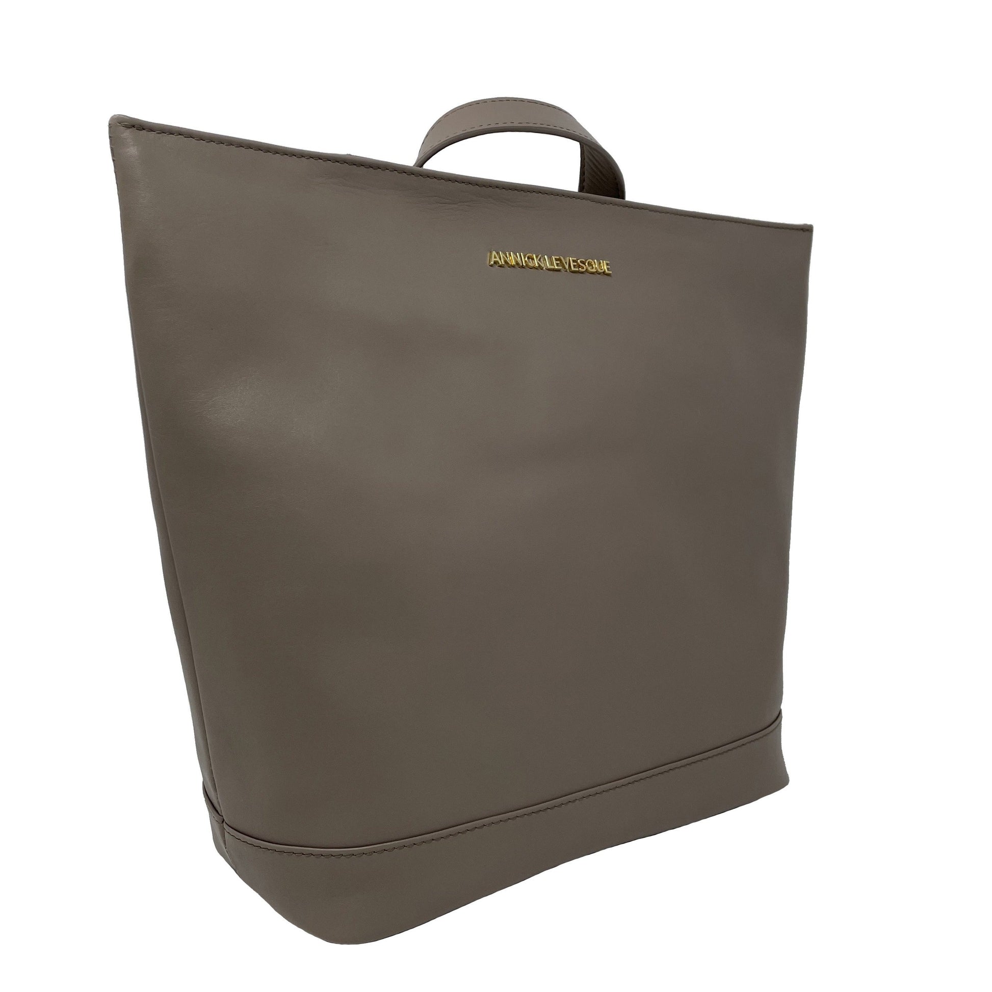 Lore Leather Backpack | Taupe