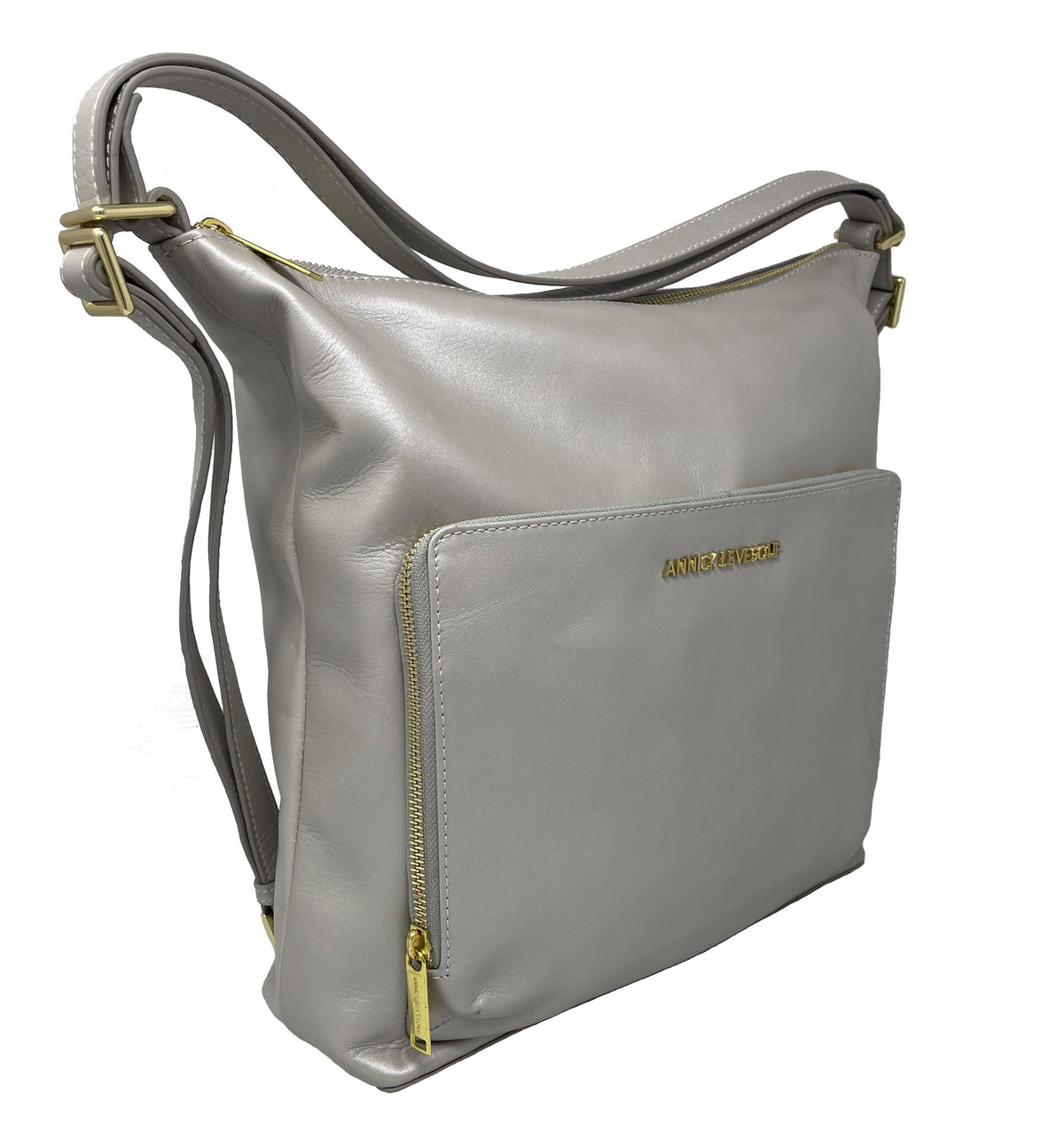 Transformable Beaded Leather Handbag, Alexandra