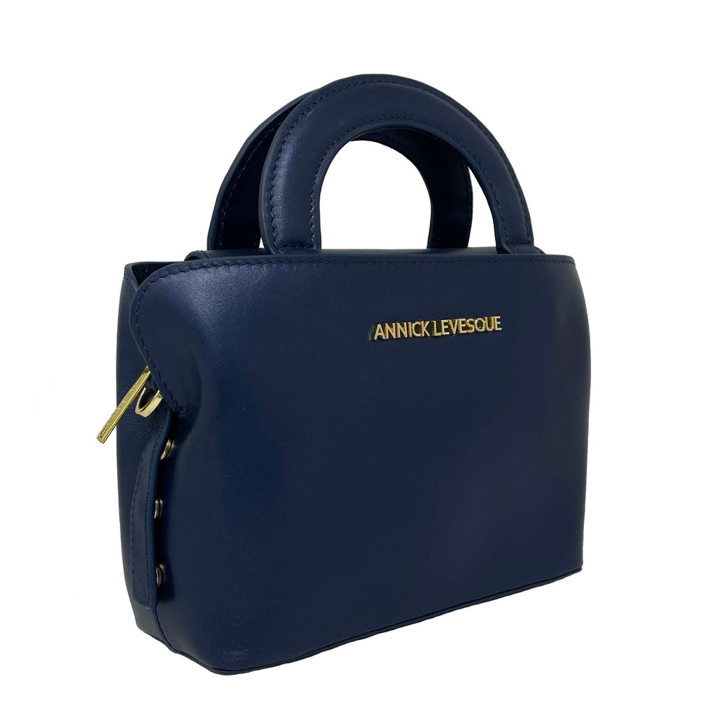 Two-in-One Handbag, Navy Blue | Clarence - PREORDER