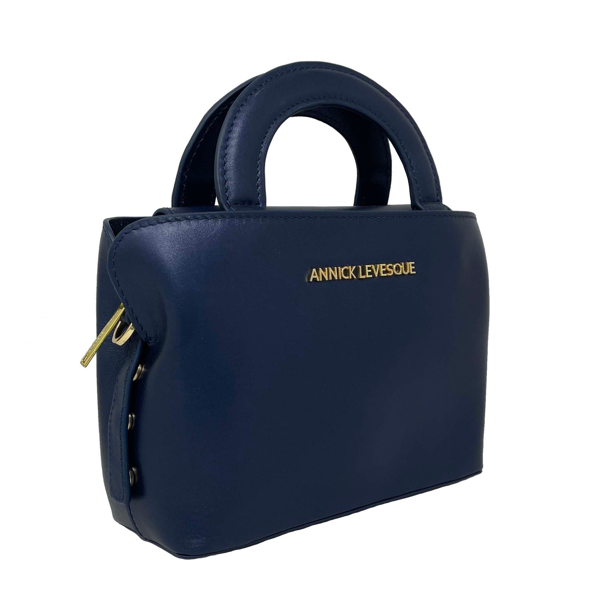 Two-in-One Handbag, Navy Blue | Clarence - PREORDER