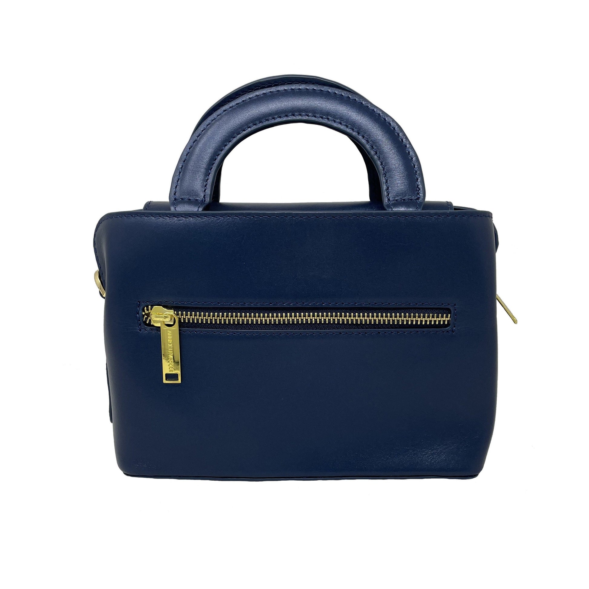Two-in-One Handbag, Navy Blue | Clarence - PREORDER