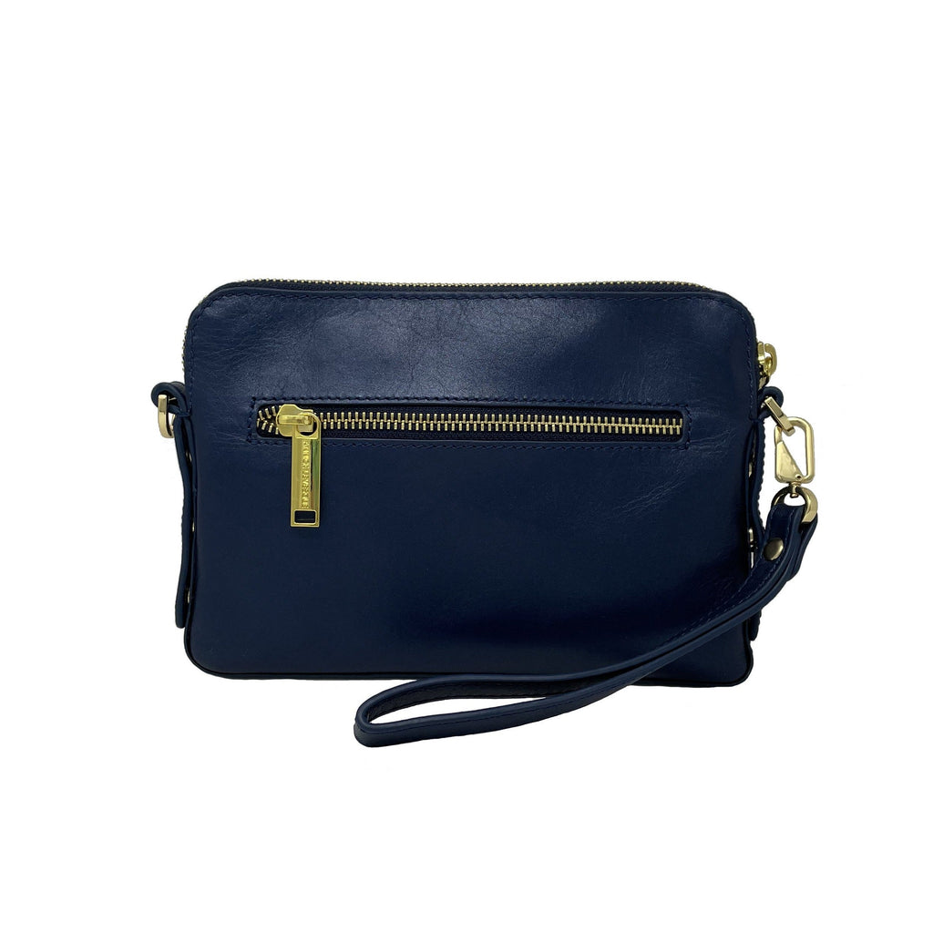 Two-in-One Handbag, Navy Blue | Clarence - PREORDER